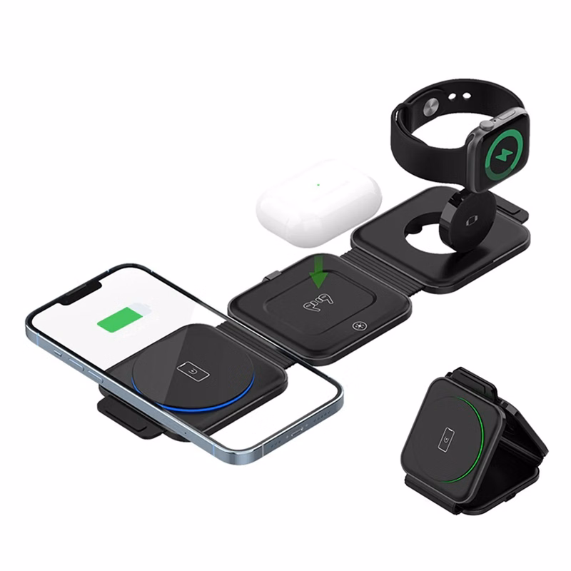 15W Foldable 3 In 1 Wireless Charger