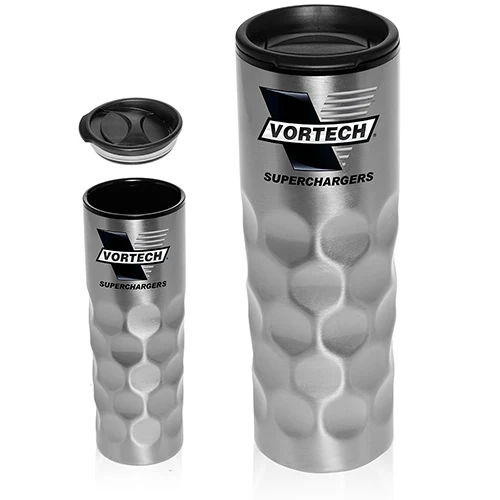 16 oz Stainless Travel Mug w/ Plastic Inner Liner 1