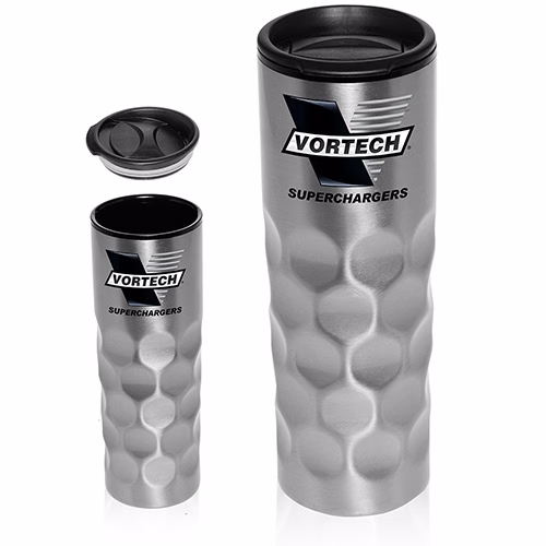 16 oz Stainless Travel Mug w/ Plastic Inner Liner