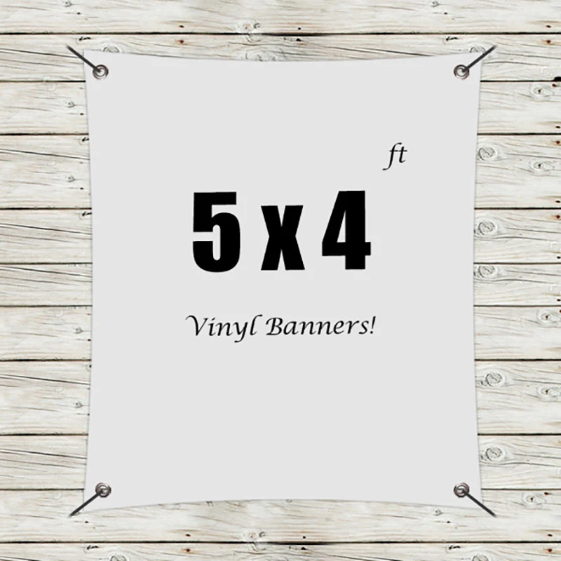 Custom 5' x 4' Vinyl Banners 1