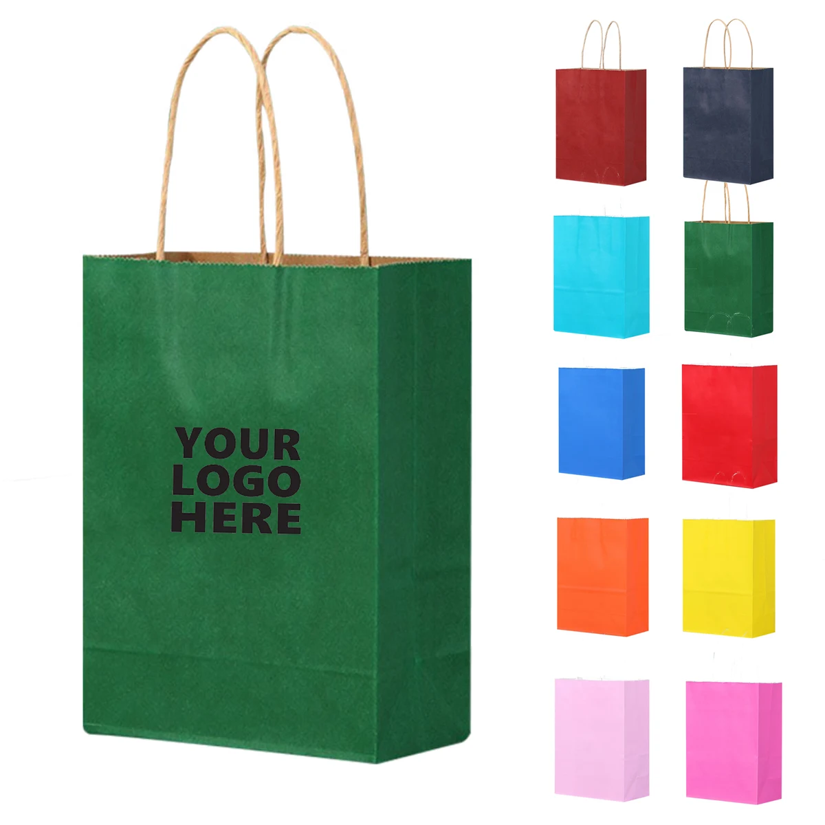 Recyclable Kraft Paper Handbag 1