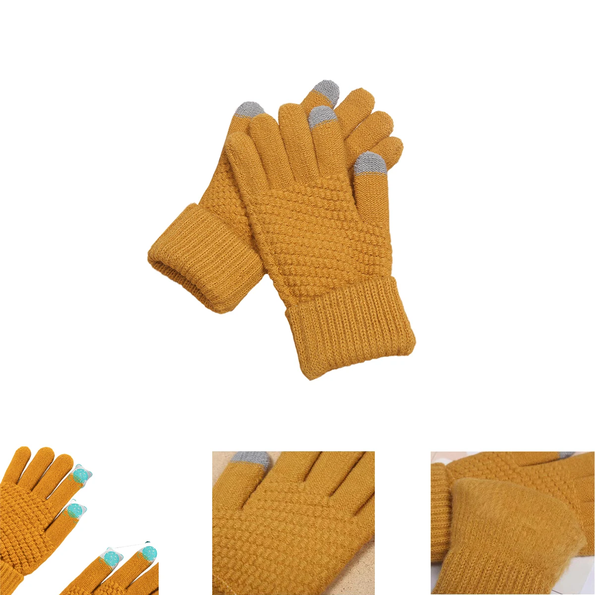 Knit Touchscreen Texting Gloves 1