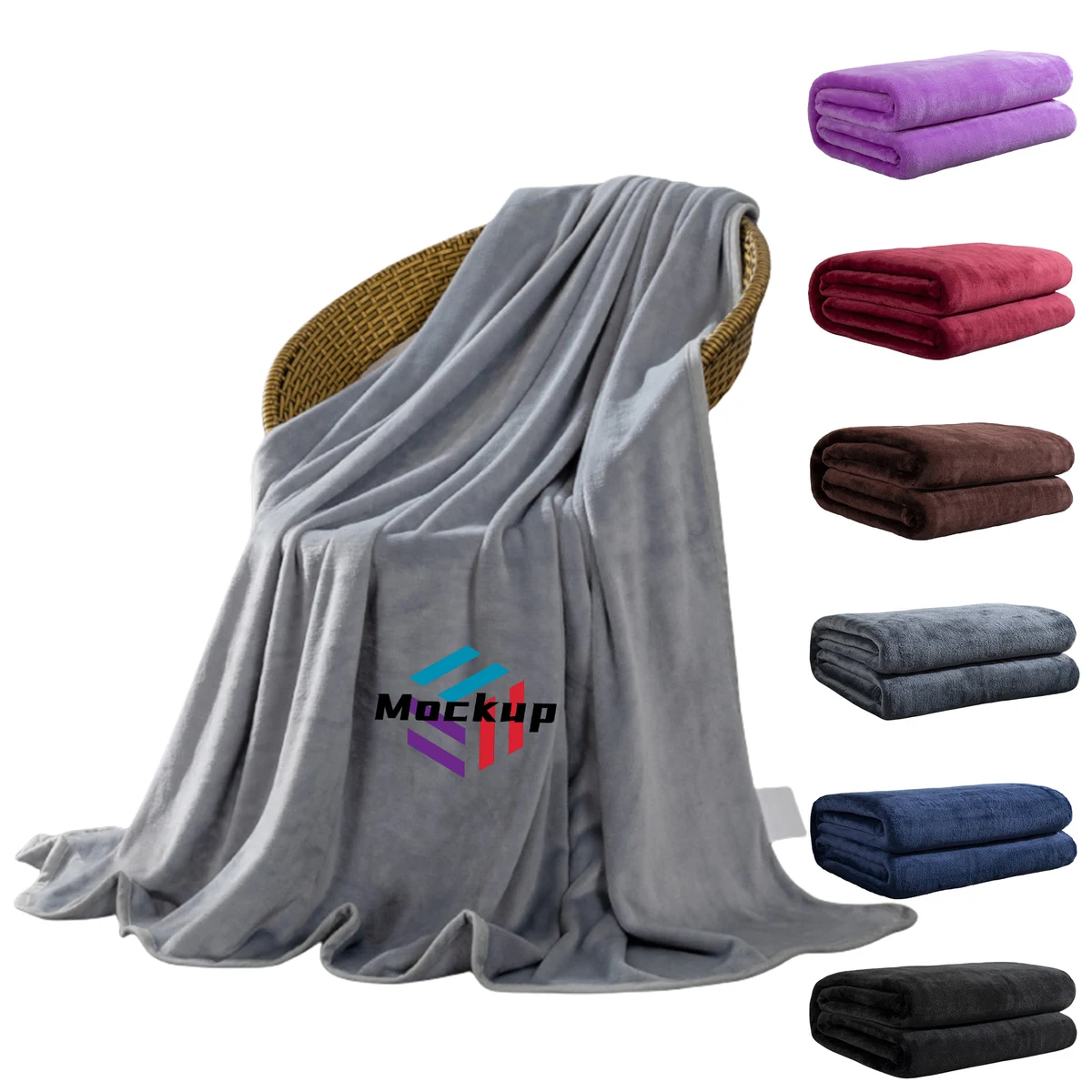 Travel Flannel Bed Sofa Blanket 1