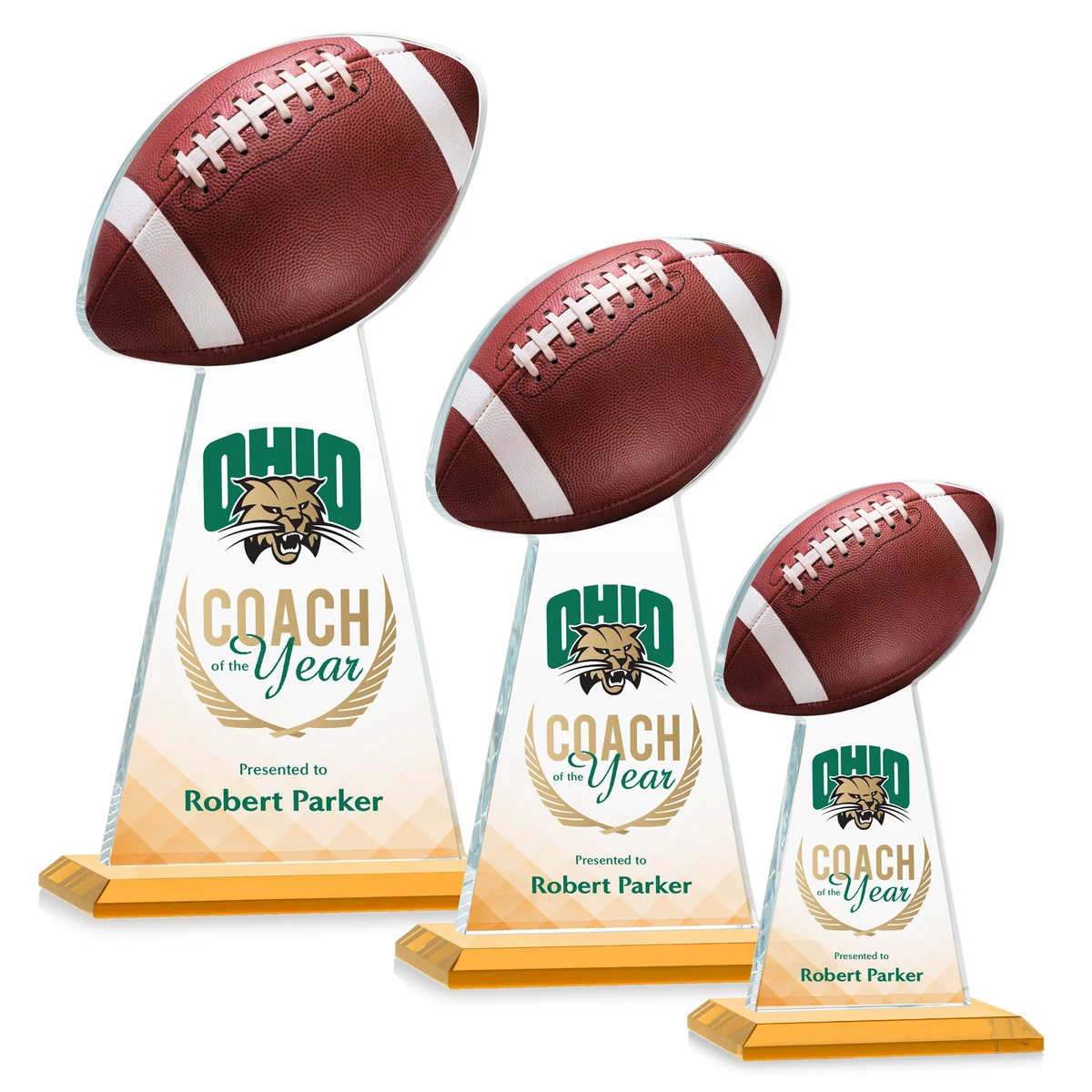 Edenwood Football VividPrint™ Award - Amber 1