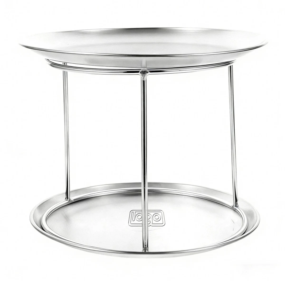 Stand Stainless Steel Tiered Tray 1