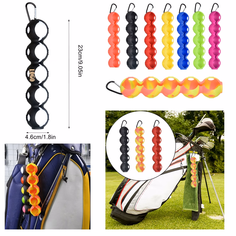 5 Balls Of Golf Silicone Ball Cover