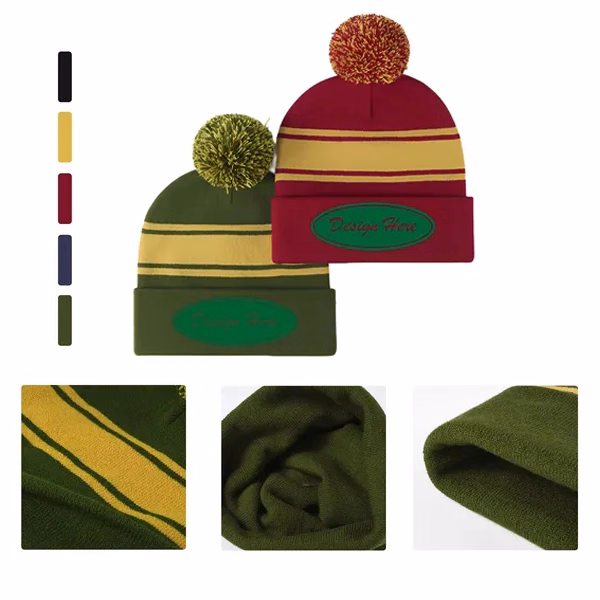 MOQ50 Cozy Knit Beanie Cap For Cold Weather