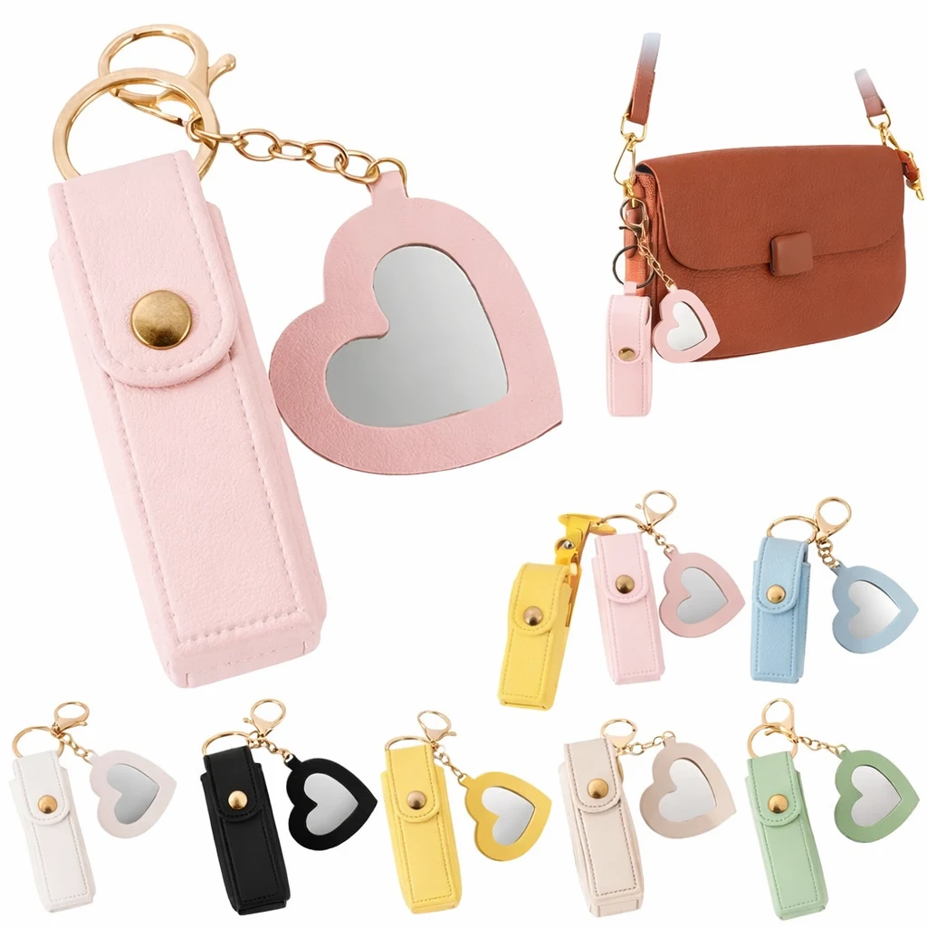 Lip Balm Pouch Keychain Set 1