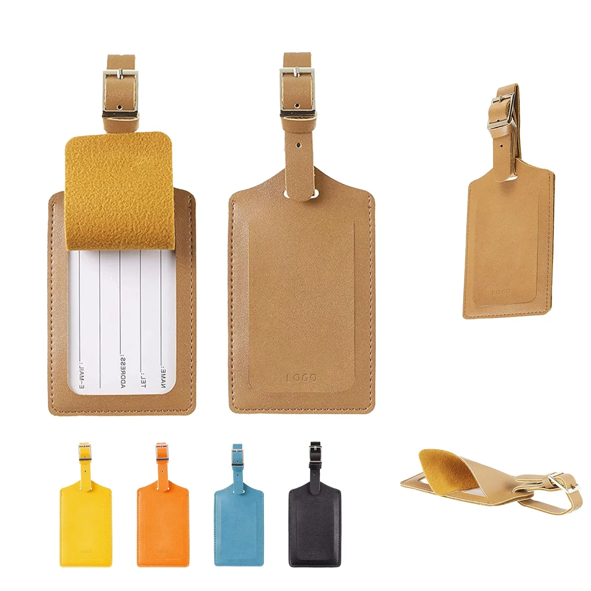 Custom PU Luggage Tag 1