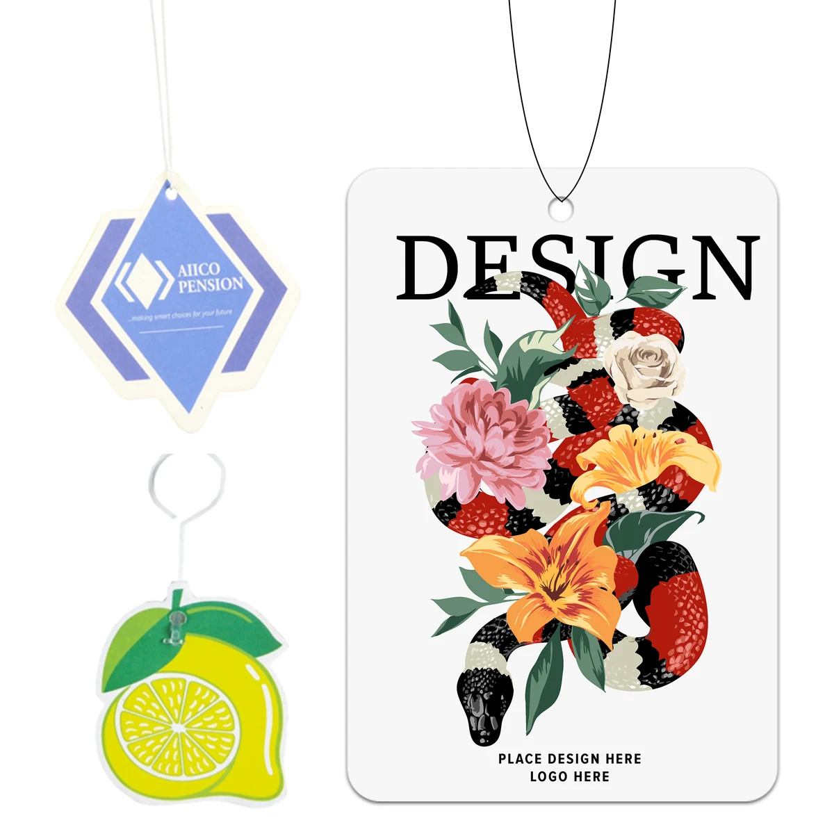 Custom Shape Perfume Car Air Freshener 1