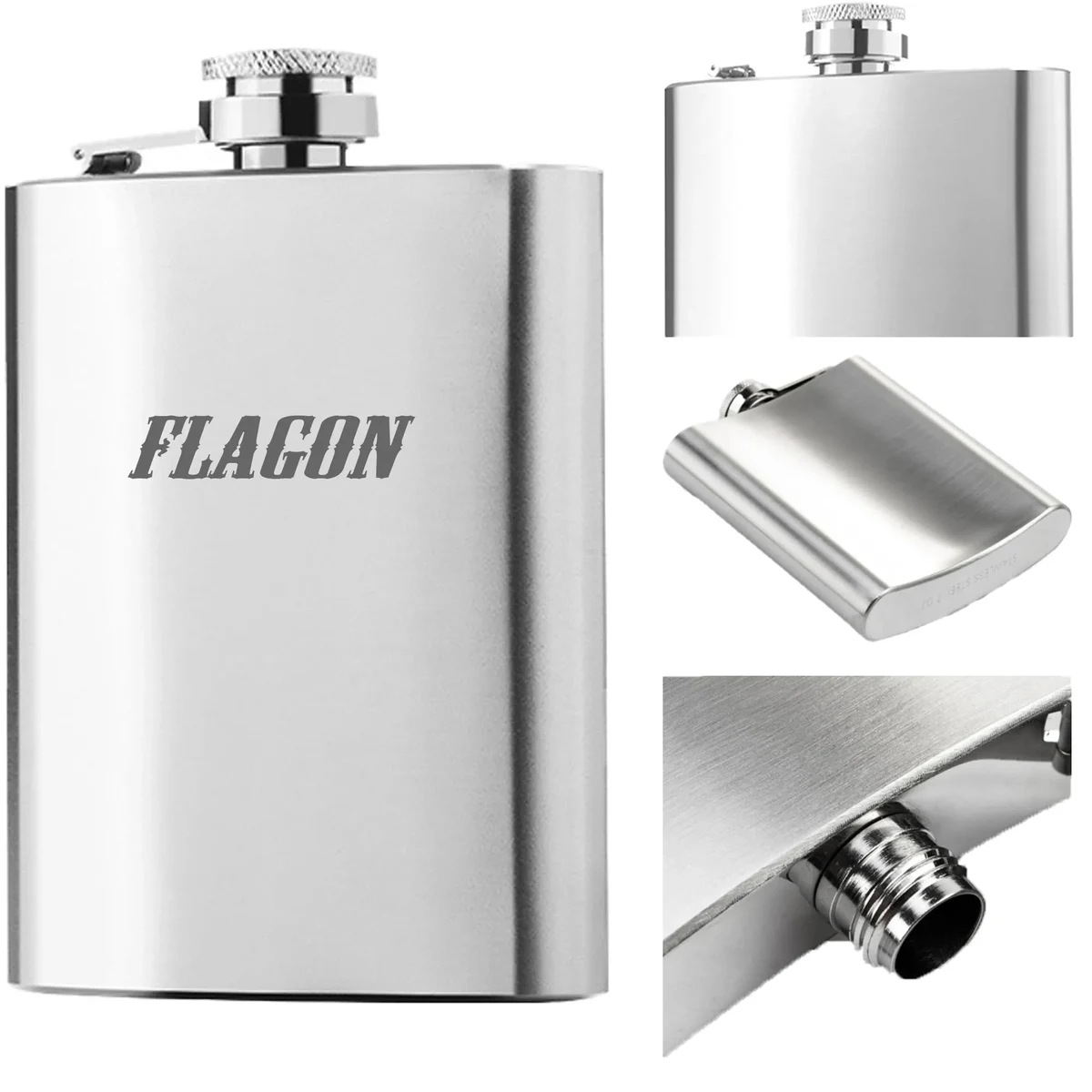 4 OZ Stainless Steel Wine Jug 1