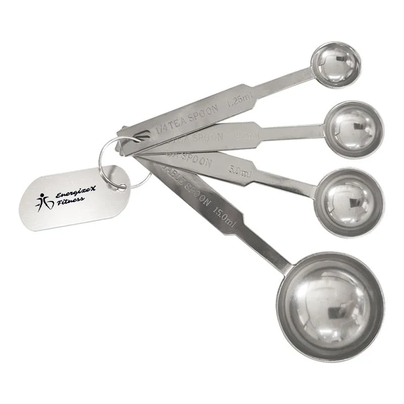 4-Pc. Stainless Steel Measuring Spoons 1