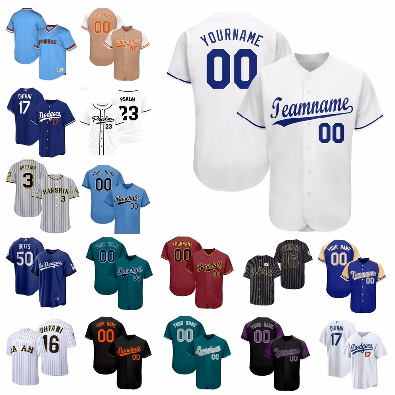 Custom Sublimated Short Sleeve Baseball Jersey