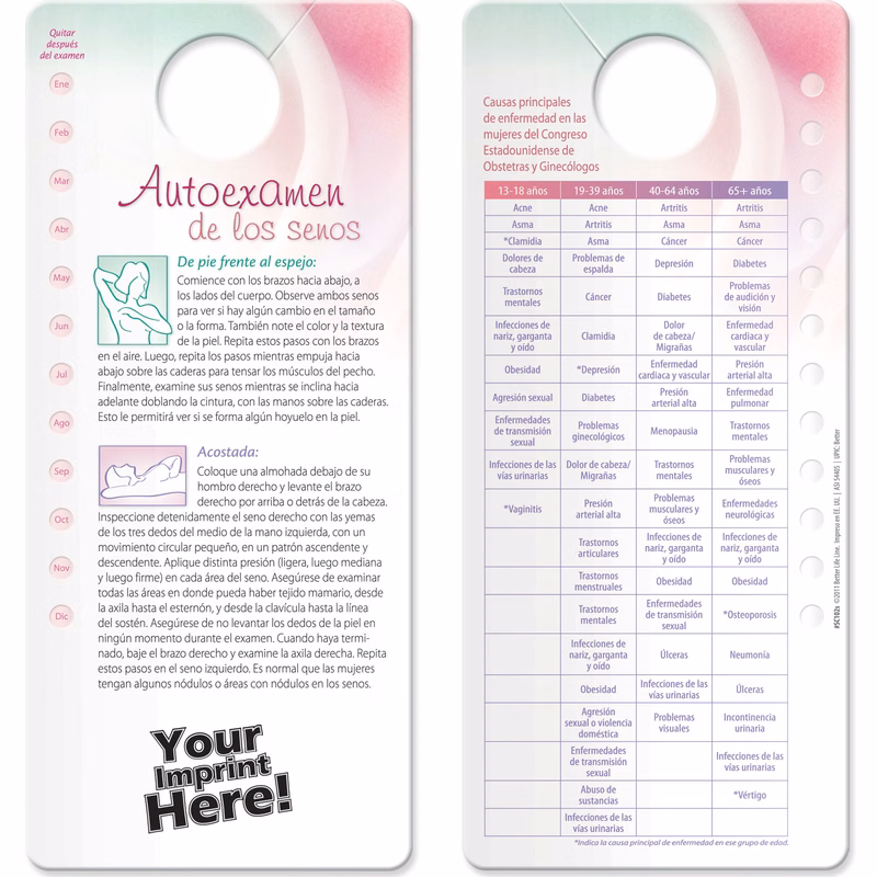 Shower Card - Breast Self-Exam
