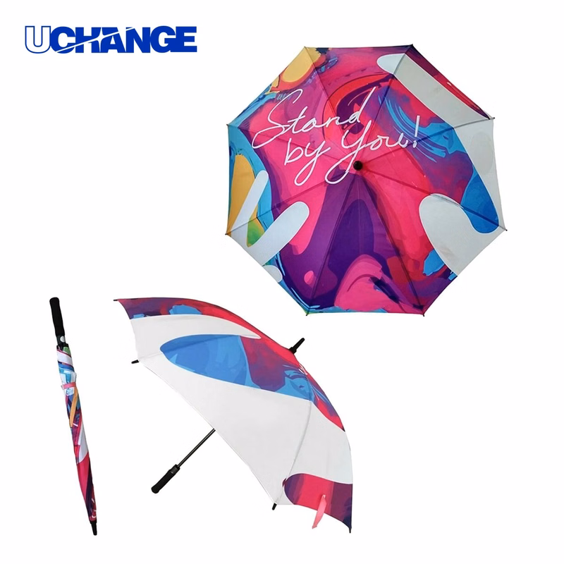 Premium 8 Panel Full Color Golf Umbrella for Sports
