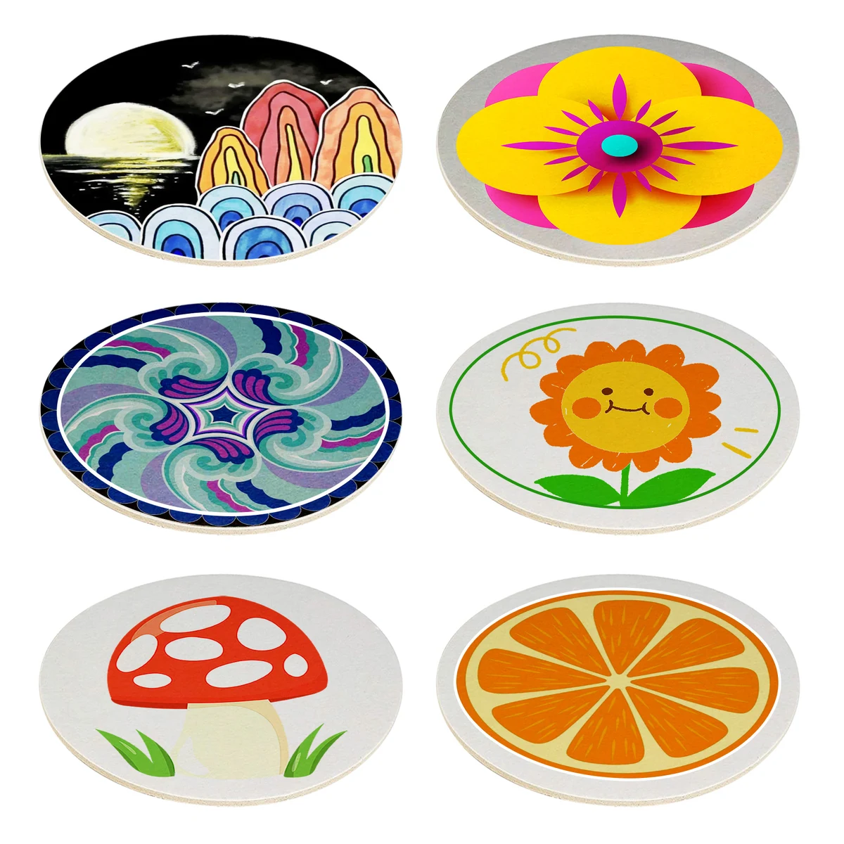 Disposable Absorbent Paper Coasters 1