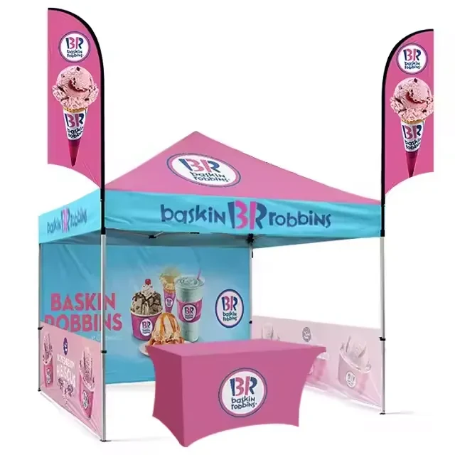 10'x10' Digital Full Dye Sublimated Tent Set 1