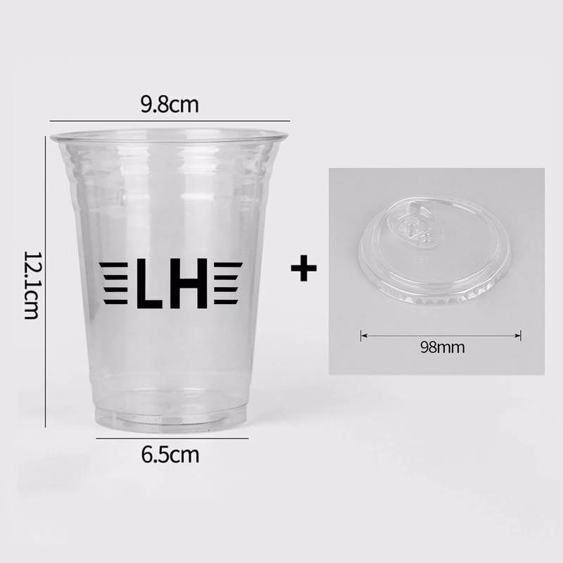 16oz Plastic Coffee Cup with Sip Lid