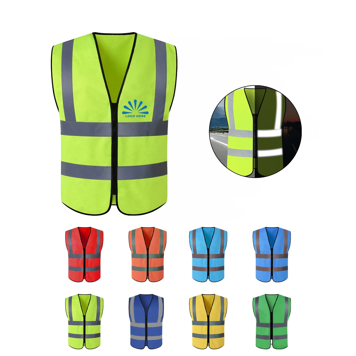 Construction Site Sanitation Reflective Waistcoat MOQ 20 1