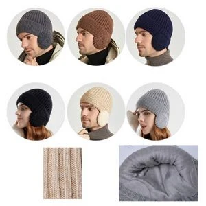 Knit Beanie Hats Winter Hats Ear Covers 1