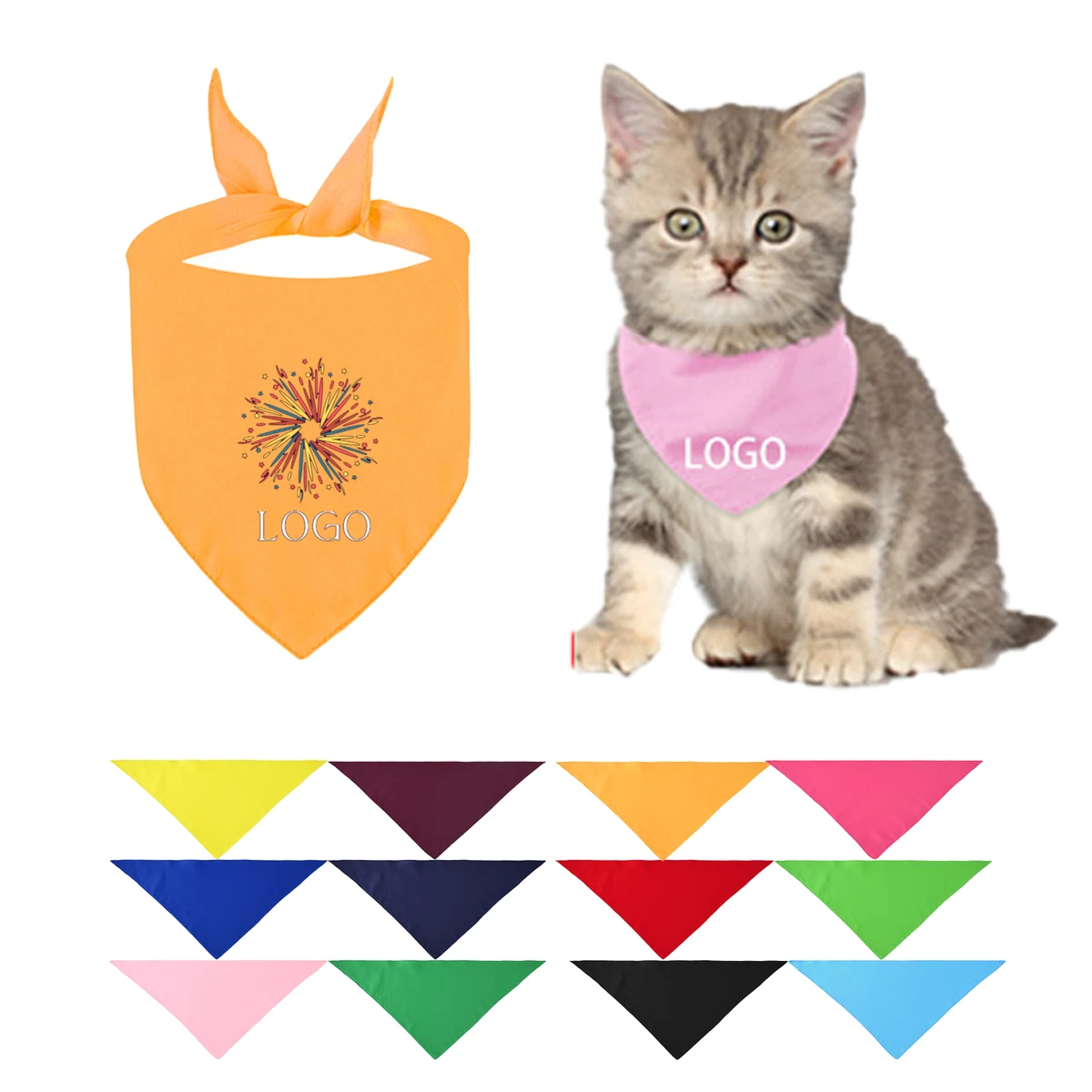 Pet Scarves In Various Colors 1