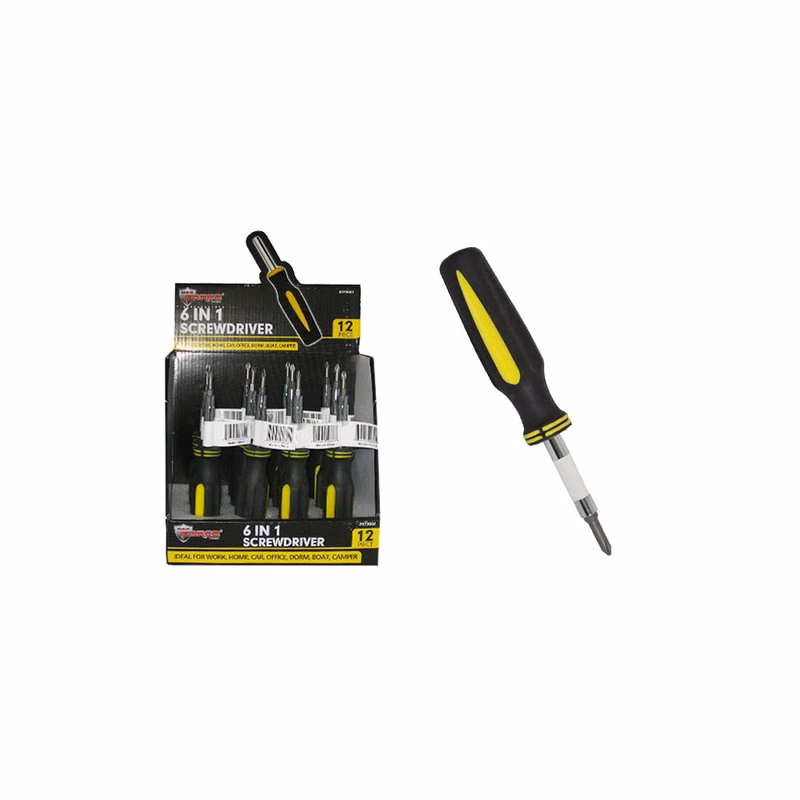 6 in 1 Cushion Grip Screwdrivers