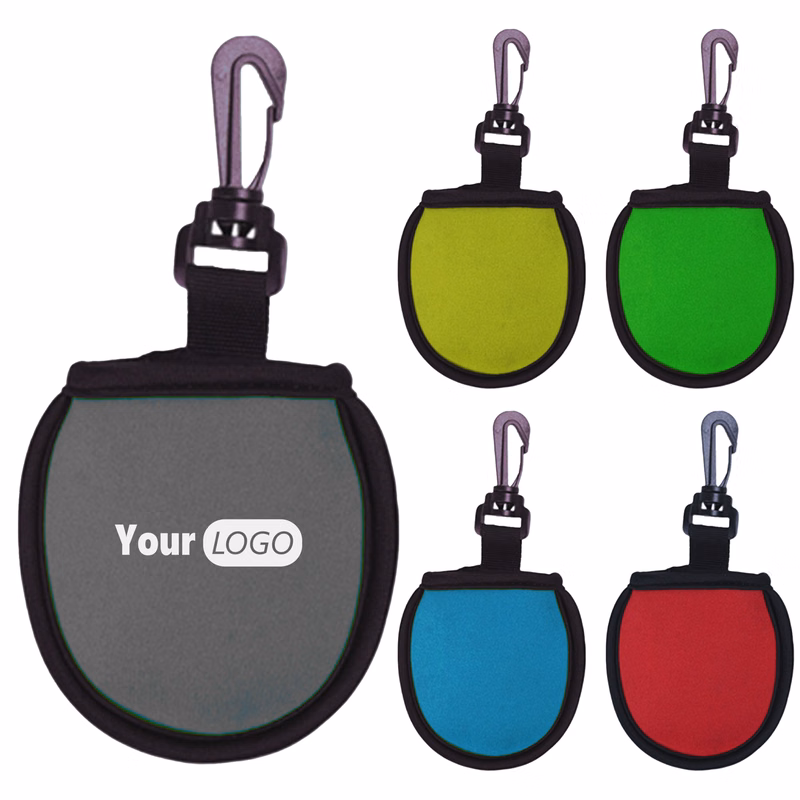 Neoprene Portable Golf Ball Cleaner Pouch For Pristine Performance