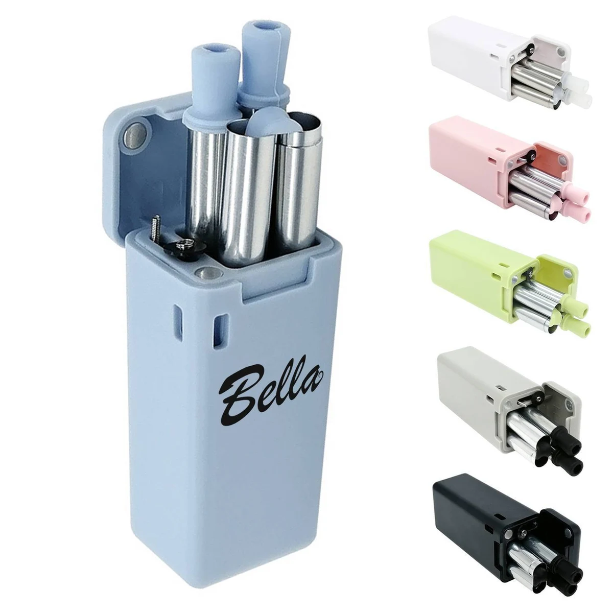 Foldable Stainless Steel Straw w/ Case 1