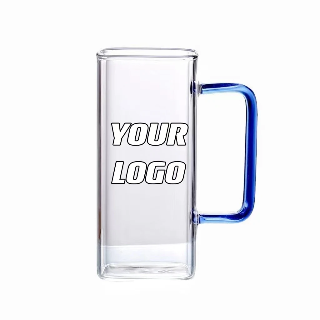 13.5 oz Glass Coffee Milk Tea Cups 1