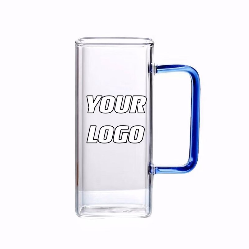 13.5 oz Glass Coffee Milk Tea Cups