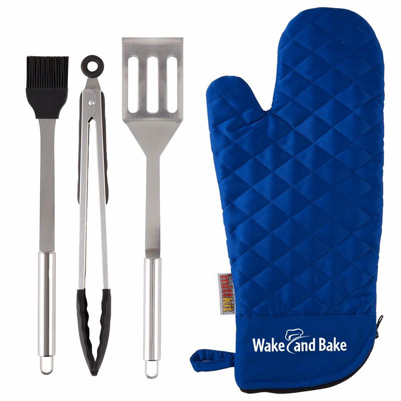 BBQ Grilling Mitt Kit