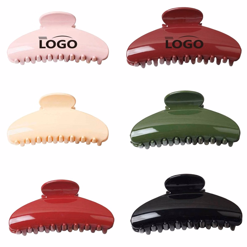 Glossy Half Up Hair Claw