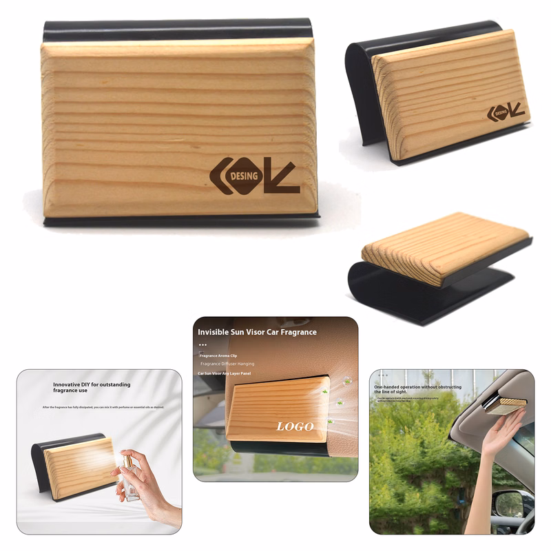 MOQ 50pcs Magnetic Visor Clip Air Freshener