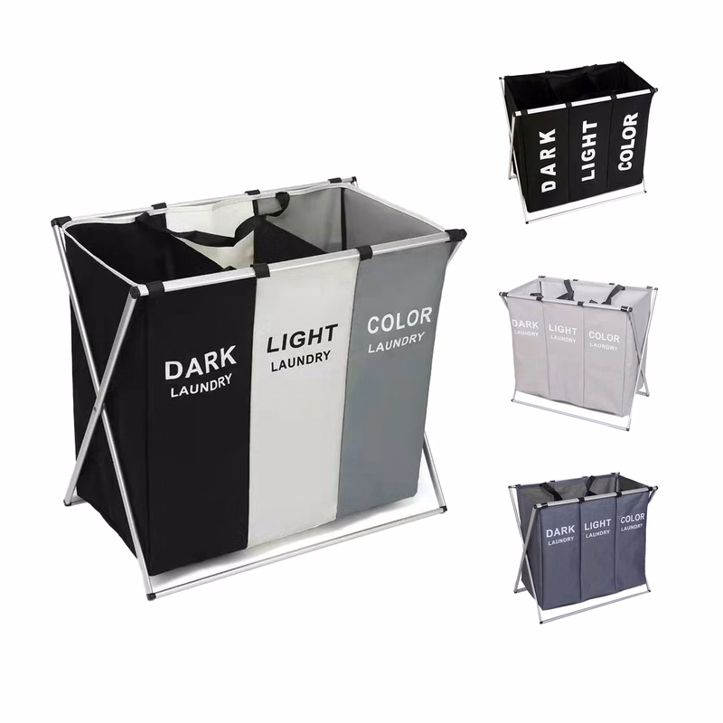 Foldable Laundry Hamperx3 Clothes Storage bag