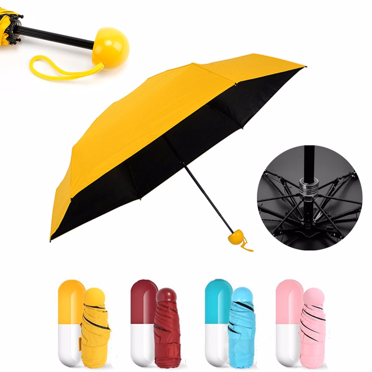 210T Pongee Novelty Capsule Umbrella