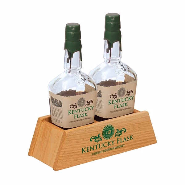 Oak Bottle Glorifier - 2 Bottle