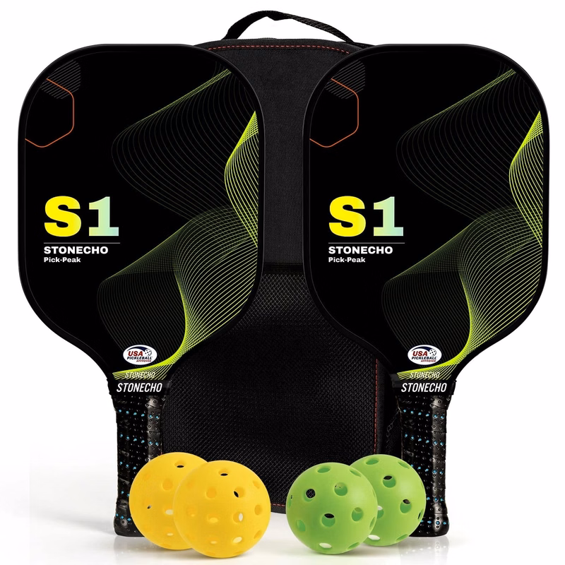 Hardcover Pickle Ball Set
