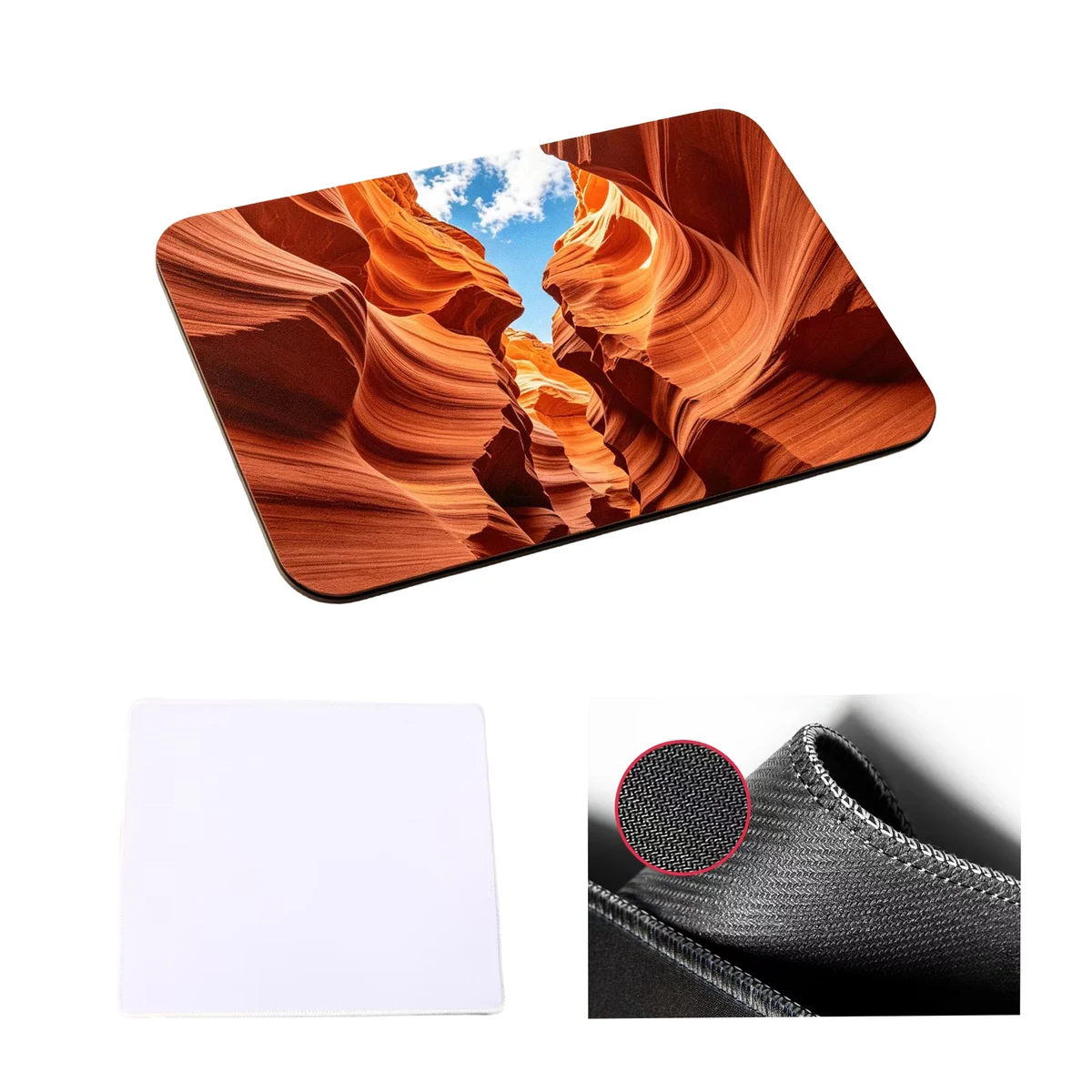 Thickened Stitched Edge Desk Mat with Smooth Surface 1