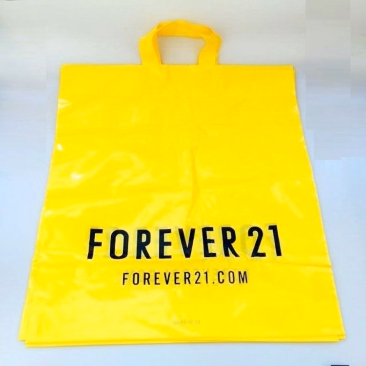 Soft Loop Handle Plastic Bags