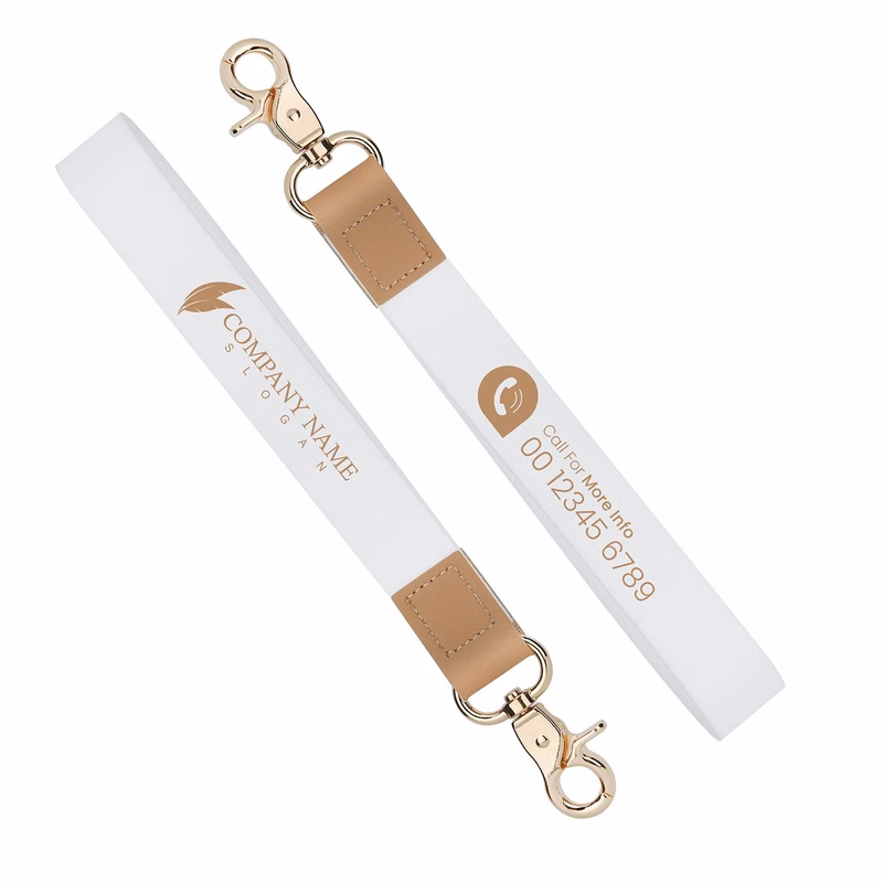 3/4'' Heat-Transfer Wristlet Keychain Holder