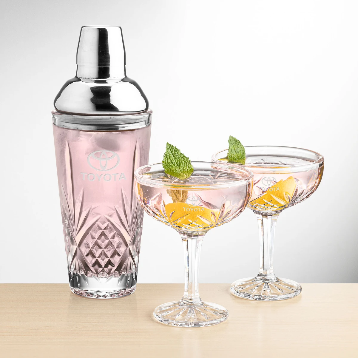 Brinkley Shaker & Cocktail Coupe Set 1