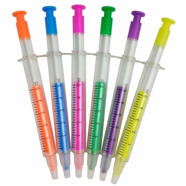 Syringe Highlighter Pen