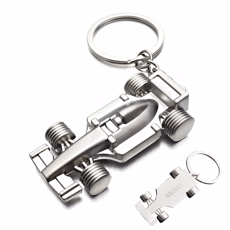 Mini race car keyring Keychain