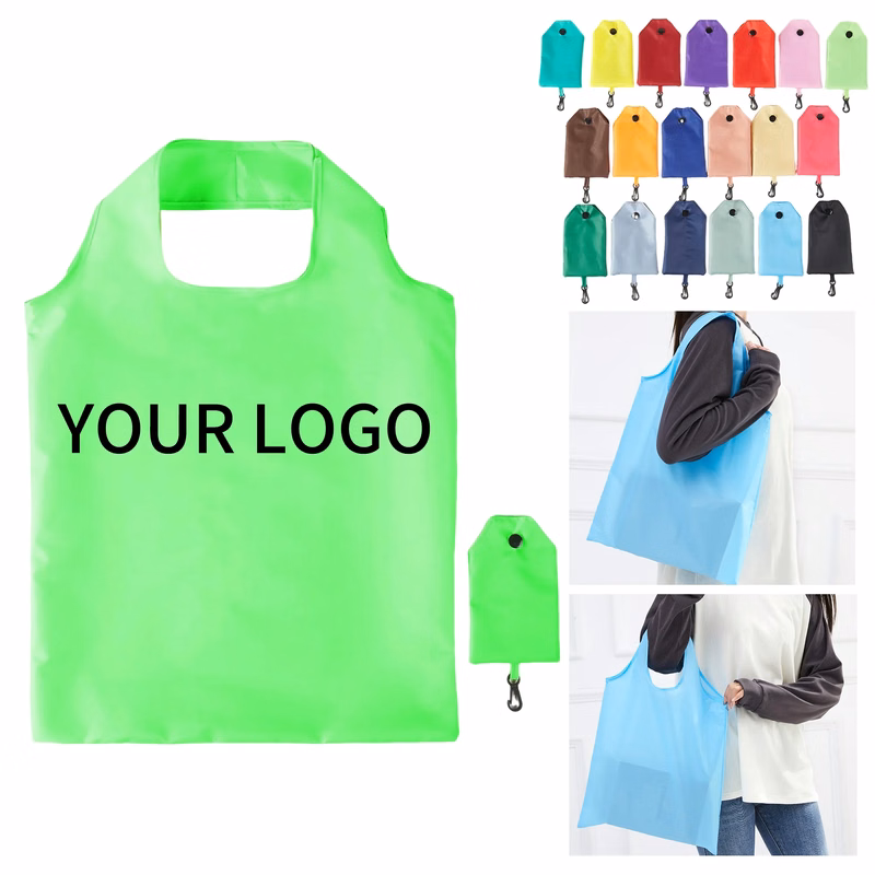 Foldable Polyester Tote 22.84x14.97 Inch with Handles