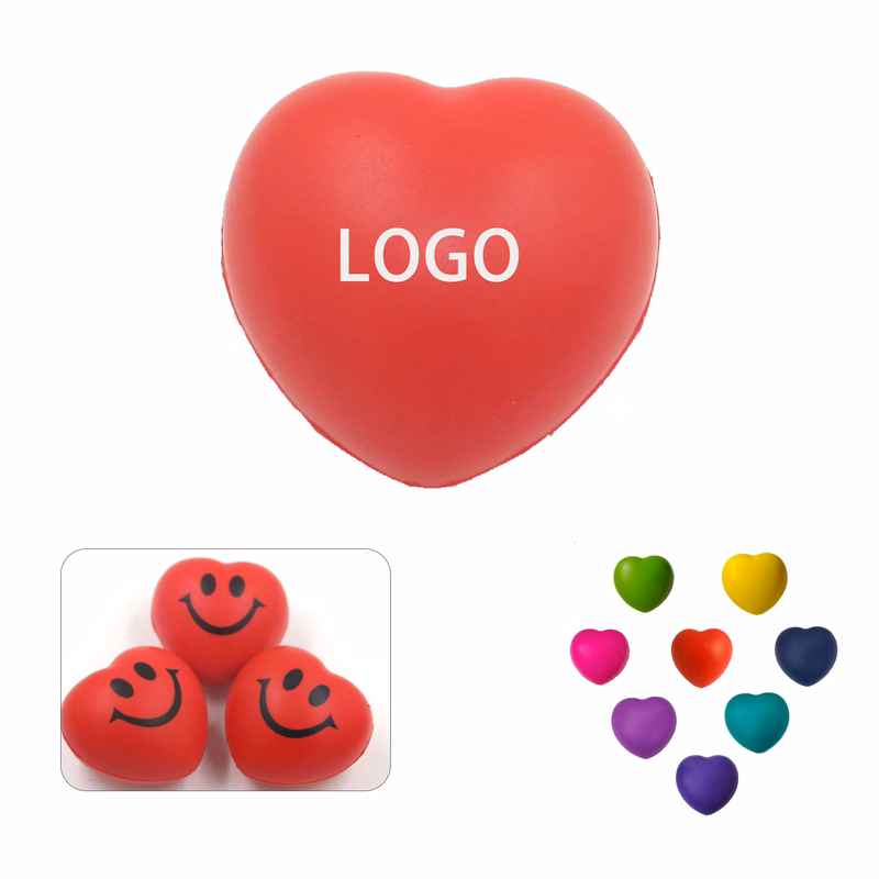 Soft Heart-Shaped Stress Relief Ball