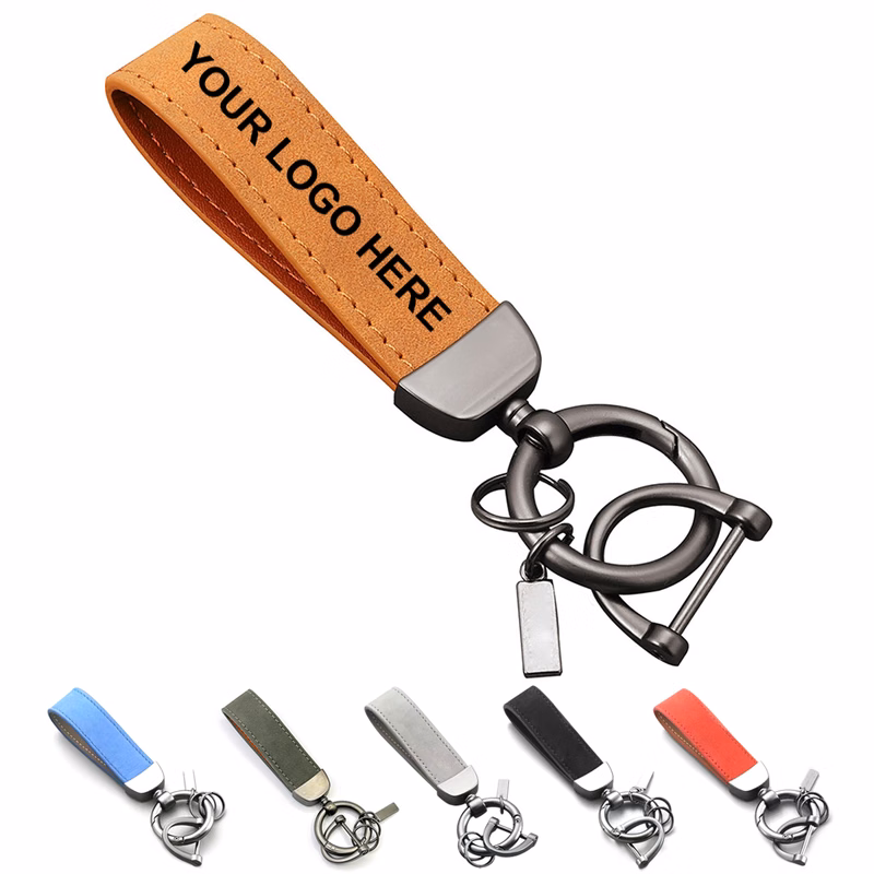 Leather Wristlet Keychain