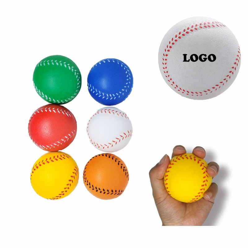 PU Foam Baseball Stress Reliever