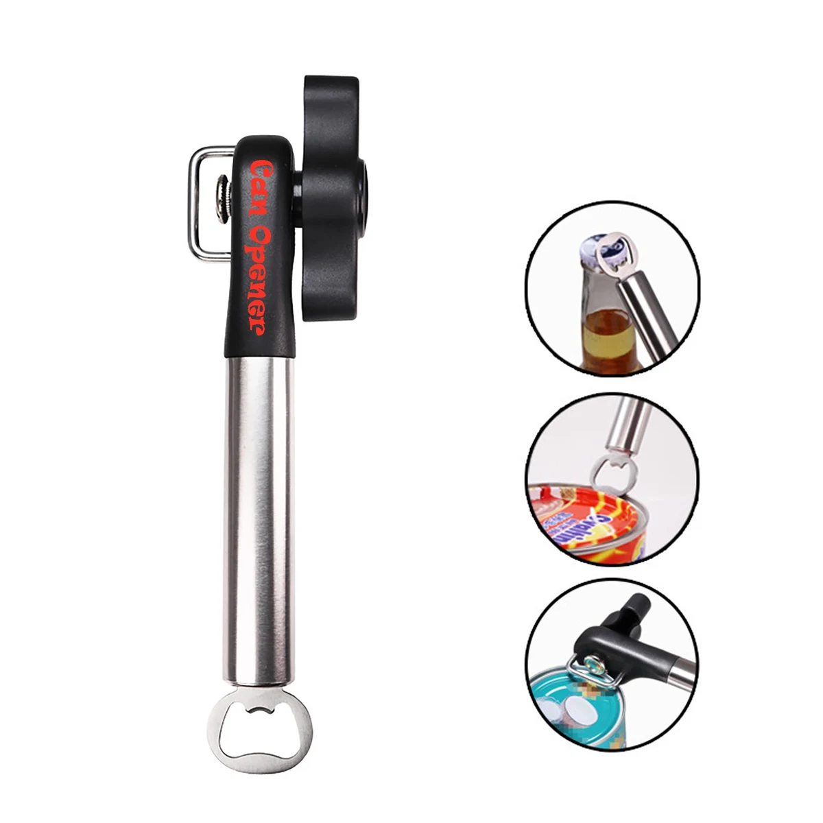 3-In-1 Handheld Powerful Stainless Steel Can Opener 1