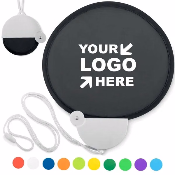 Promotional Foldable Twist Fans With Lanyard