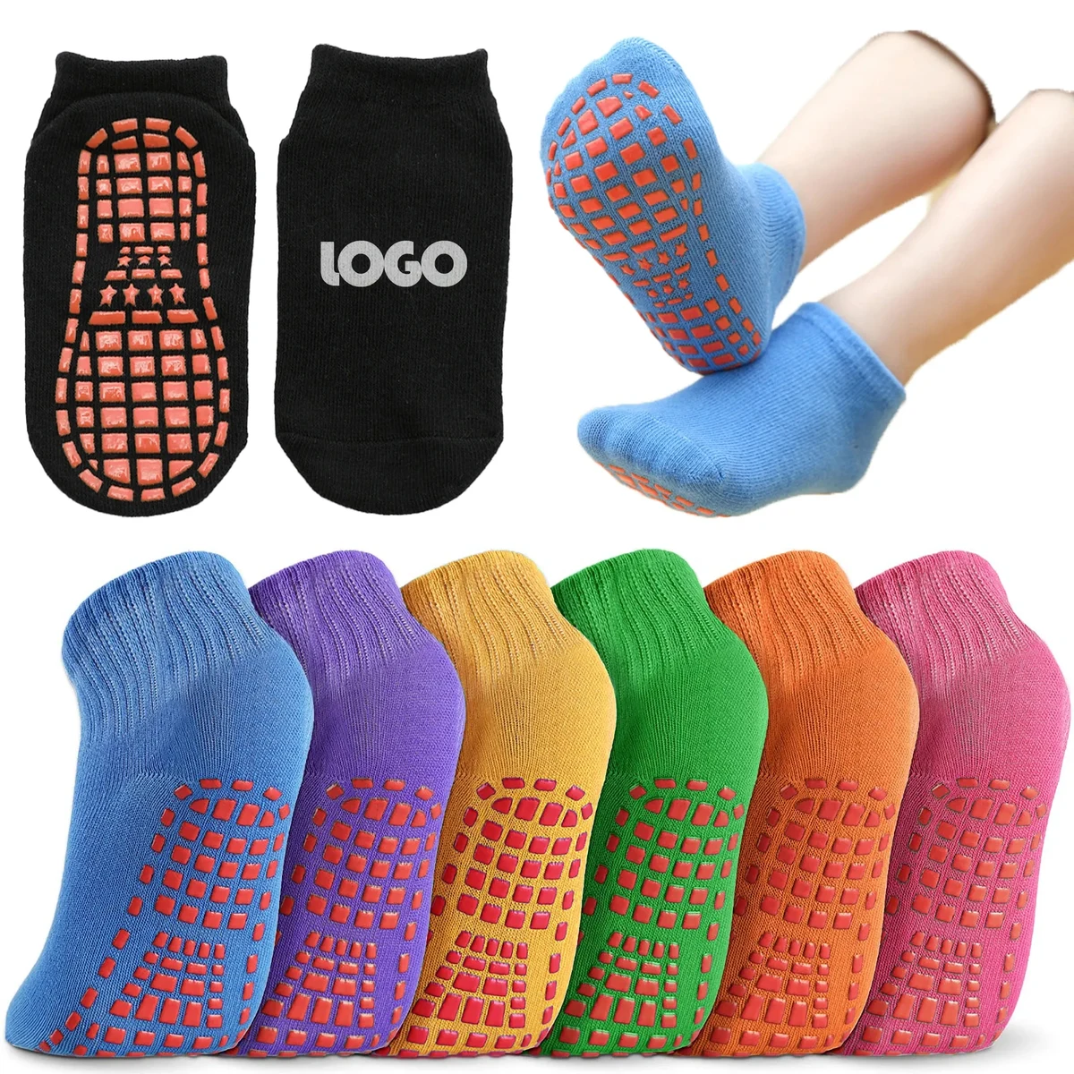 Adult Non Slip Yoga Sock 1